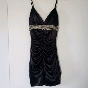 Black cocktail dress